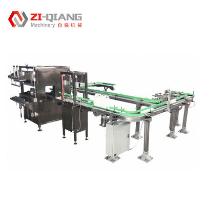 Flexible Chain Turn Bottle Conveyor System 1 Ltr waterfles verpakkingsmachine